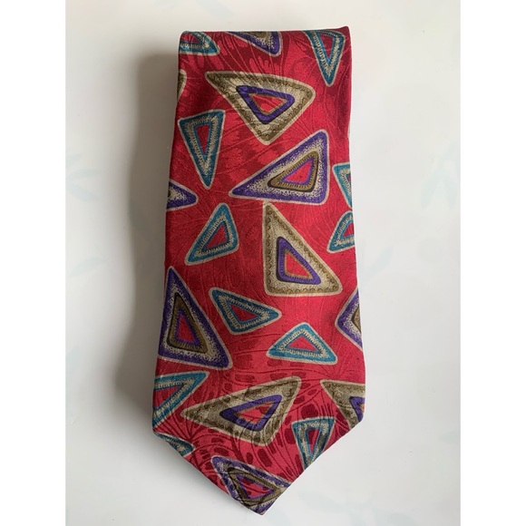 Vintage Geoffrey Beene Silk Tie - Picture 1 of 3